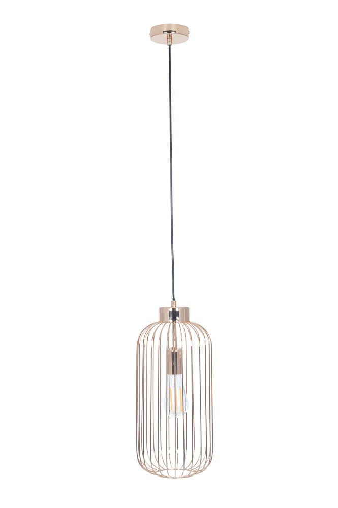 Pacific Dania French Gold Metal Wire Tall Pendant 35-226