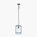 Pacific Llewellyn Matt Black Metal and Glass Pendant 35-254