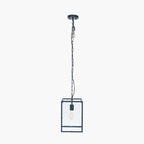 Pacific Llewellyn Matt Black Metal and Glass Pendant 35-254