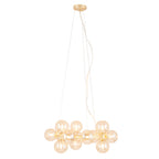 Pacific Vecchio Lustre Glass Ball and Gold Metal Pendant 35-284