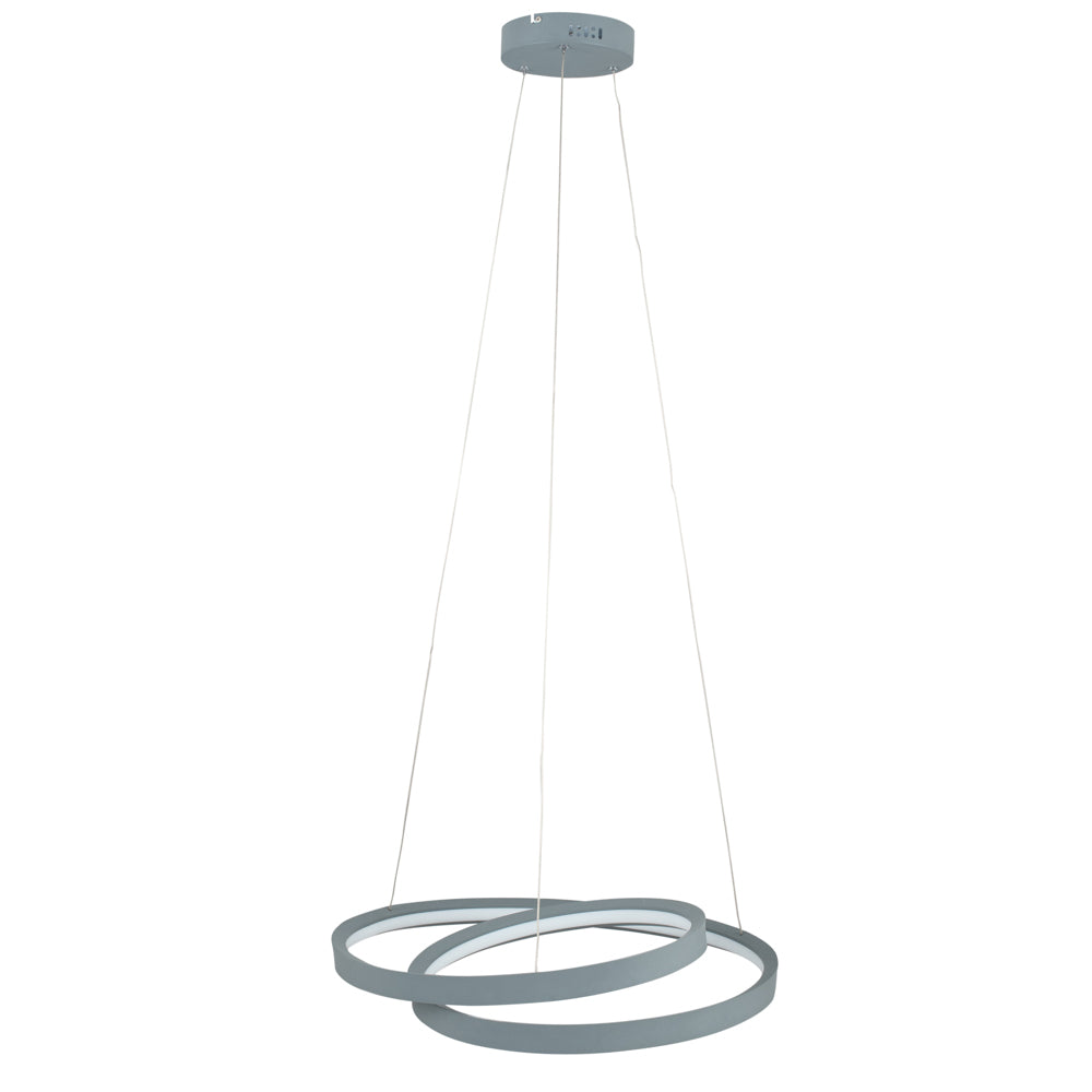 Pacific Neptune Grey LED Ring Pendant 35-293