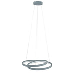Pacific Neptune Grey LED Ring Pendant 35-293