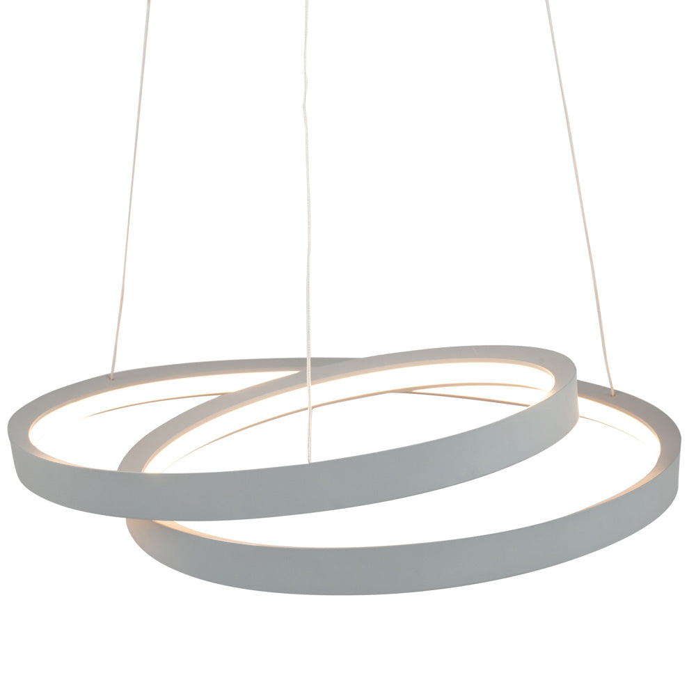 Pacific Neptune Grey LED Ring Pendant 35-293