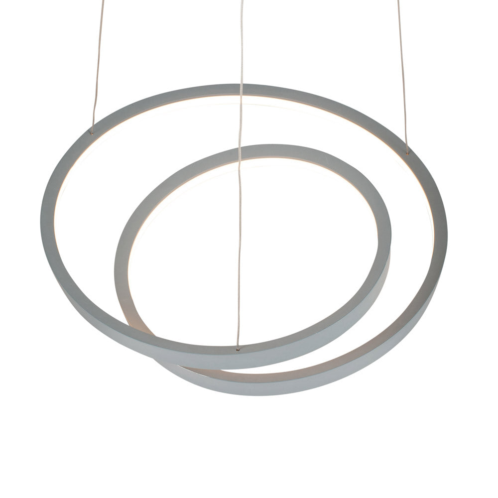 Pacific Neptune Grey LED Ring Pendant 35-293