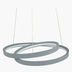 Pacific Neptune Grey LED Ring Pendant 35-293