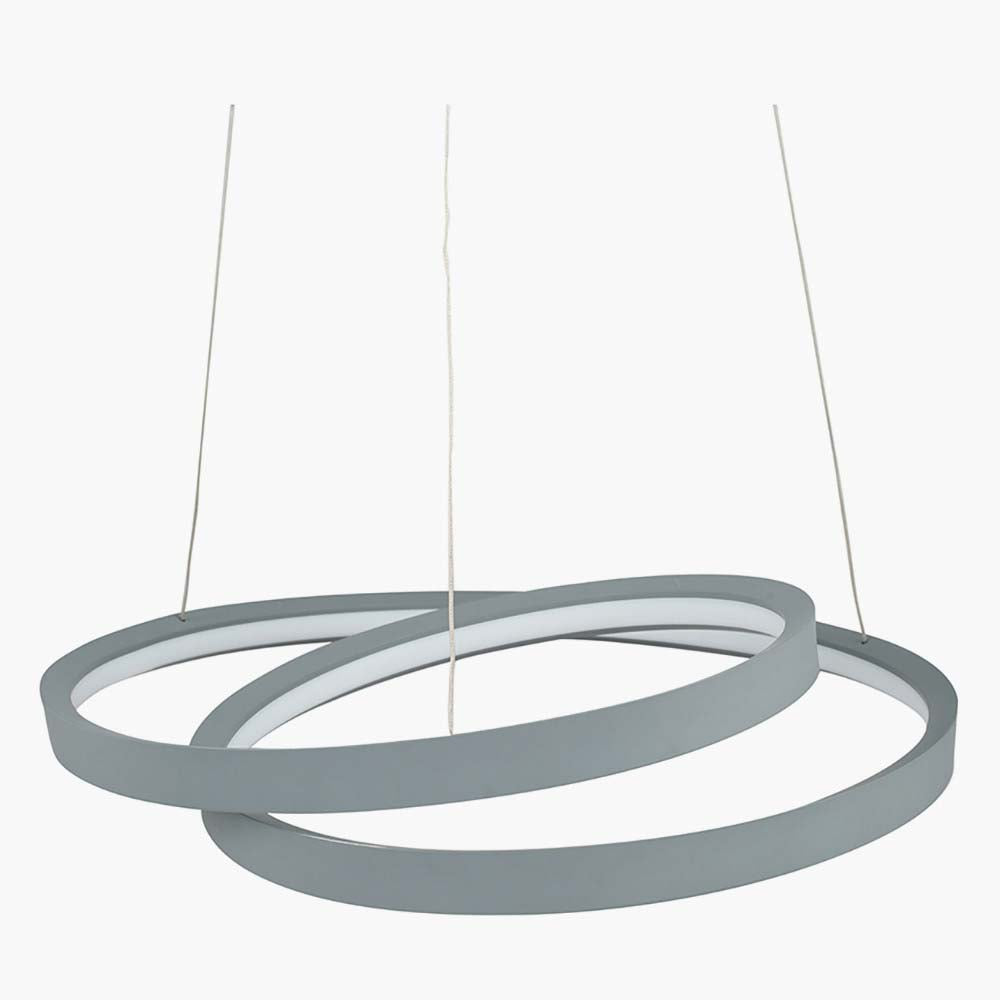 Pacific Neptune Grey LED Ring Pendant 35-293
