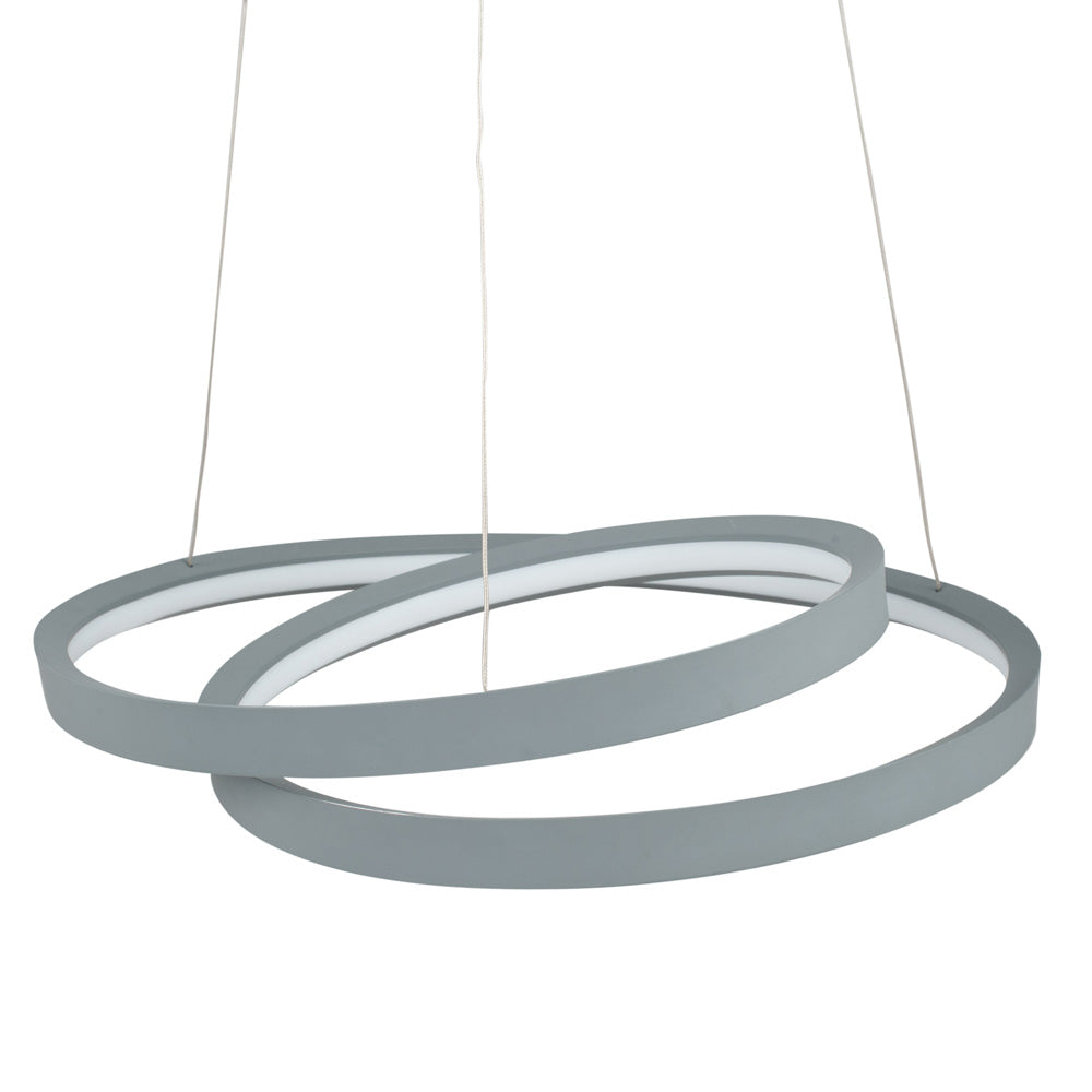 Pacific Neptune Grey LED Ring Pendant 35-293