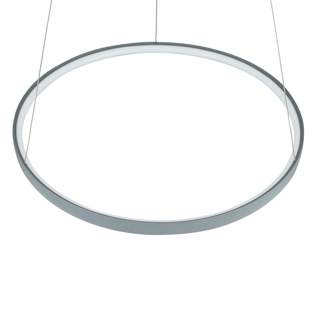 Pacific Orion Grey LED Round Pendant 35-294