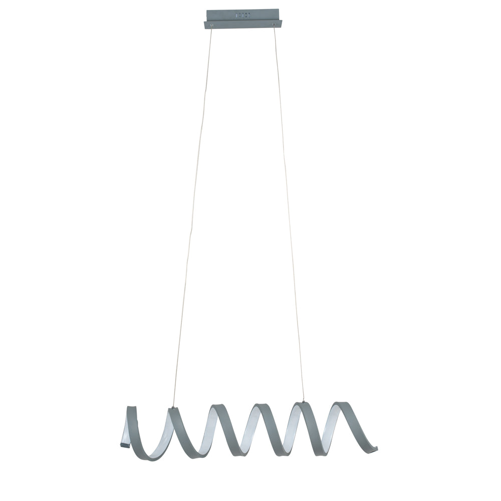 Pacific Solaris Grey Spiral Electrified Pendant 35-296