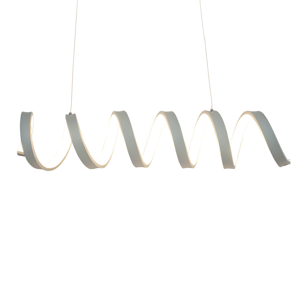 Pacific Solaris Grey Spiral Electrified Pendant 35-296