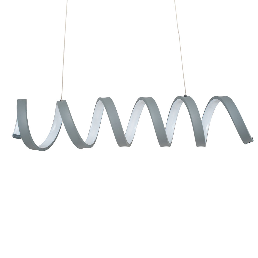Pacific Solaris Grey Spiral Electrified Pendant 35-296