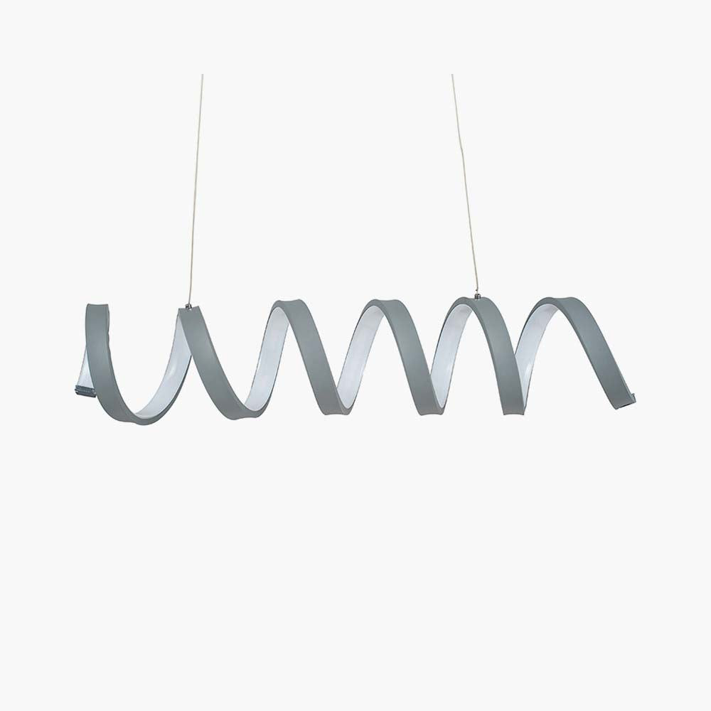 Pacific Solaris Grey Spiral Electrified Pendant 35-296