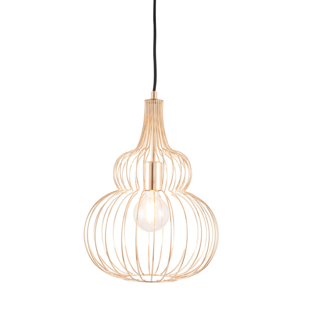 Pacific Dania French Gold Metal Wire Shaped Pendant 35-301
