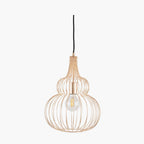 Pacific Dania French Gold Metal Wire Shaped Pendant 35-301