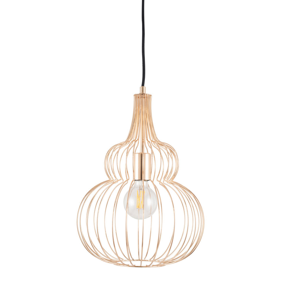 Pacific Dania French Gold Metal Wire Shaped Pendant 35-301