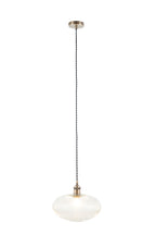 Pacific Abigail Clear Ribbed Glass Oval Pendant 35-311