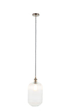 Pacific Abigail Clear Ribbed Glass Tall Pendant 35-312