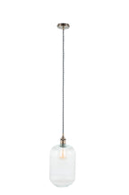 Pacific Abigail Clear Ribbed Glass Tall Pendant 35-312