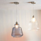 Pacific Porto Grey Optic Glass Tapered Pendant 35-365-K