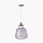 Pacific Porto Grey Optic Glass Tapered Pendant 35-365-K