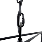 Pacific Anis Black Metal 4 Light Cube Pendant 35-398
