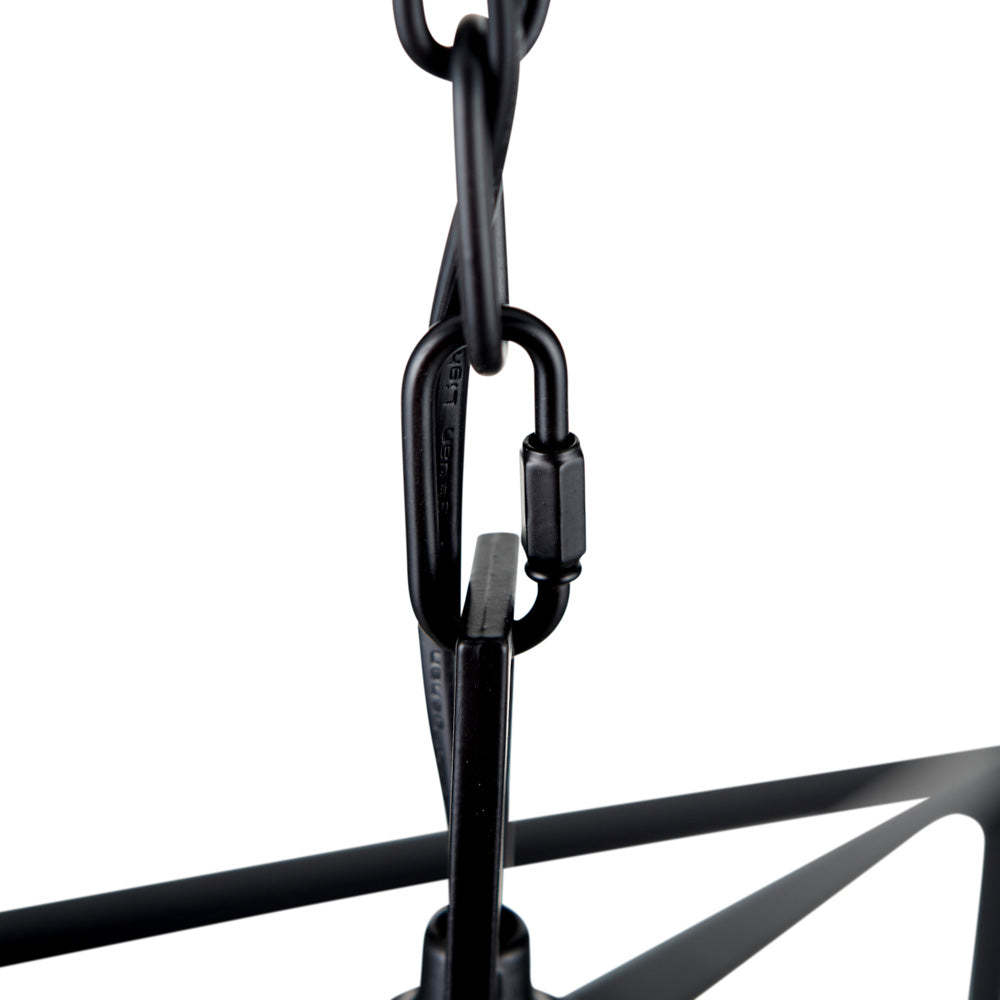 Pacific Anis Black Metal 4 Light Cube Pendant 35-398