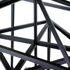 Pacific Anis Black Metal 4 Light Cube Pendant 35-398