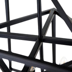 Pacific Anis Black Metal 4 Light Cube Pendant 35-398