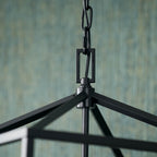 Pacific Anis Black Metal 4 Light Cube Pendant 35-398