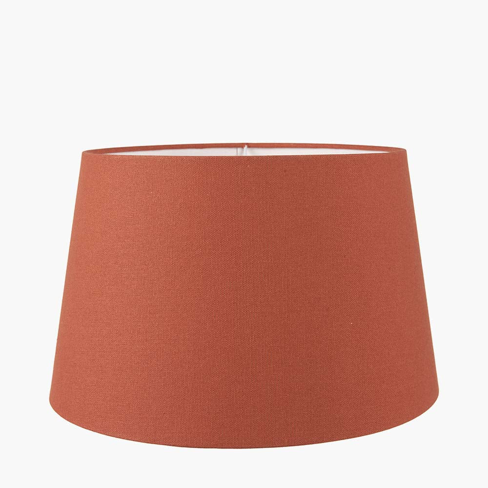 Pacific Winston 25cm Tobacco Handloom Tapered Cylinder Shade 36-001-10TO