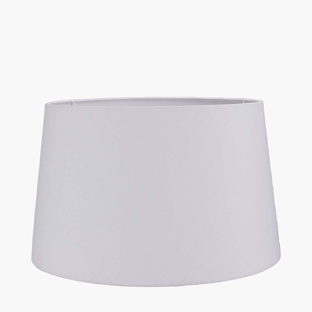 Pacific Winston 20cm White Handloom Tapered Cylinder Shade 36-001-8WH