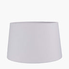 Pacific Winston 20cm White Handloom Tapered Cylinder Shade 36-001-8WH