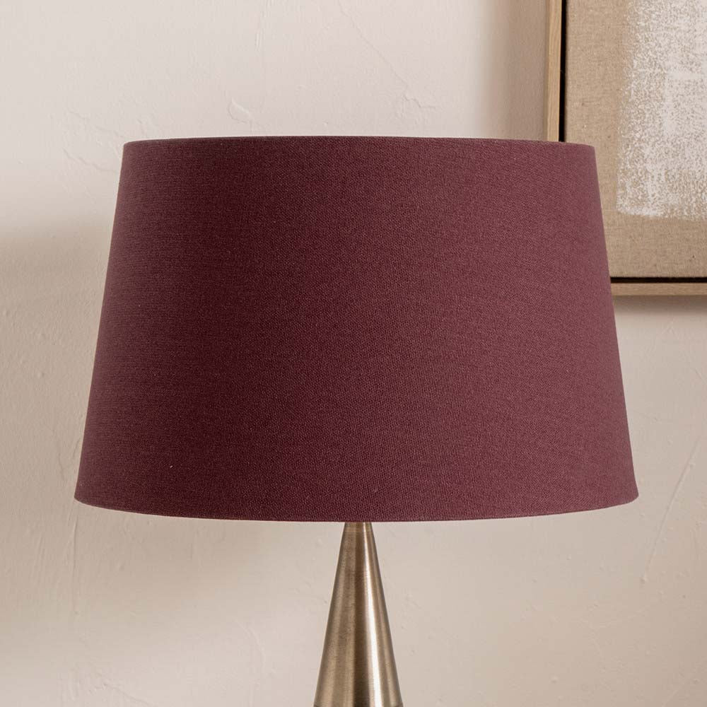 Pacific Winston 30cm Mulberry Handloom Tapered Cylinder Shade 36-001-12RD