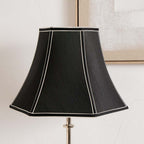 Pacific Lyla 45cm Black Polysilk Bowed Shade 36-016-18BK