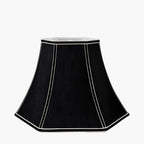 Pacific Lyla 30cm Black Polysilk Bowed Shade 36-016-12BK