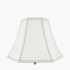 Pacific Lyla 35cm Cream Polysilk Bowed Shade 36-016-14CR