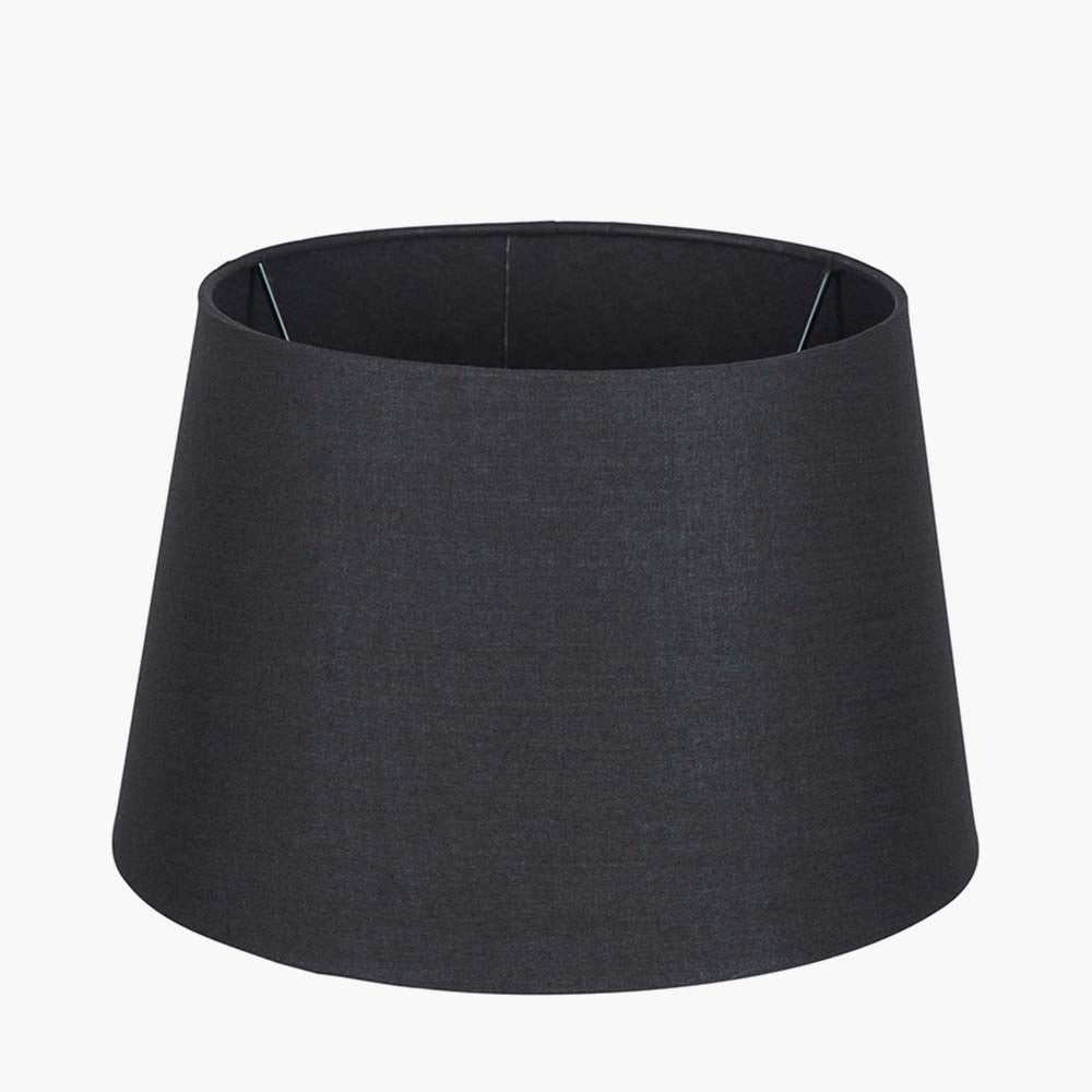Pacific Adelaide 30cm Black Tapered Poly Cotton Shade 36-017-12BK