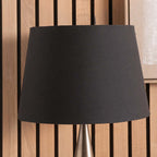 Pacific Adelaide 35cm Black Tapered Poly Cotton Shade 36-017-14BK