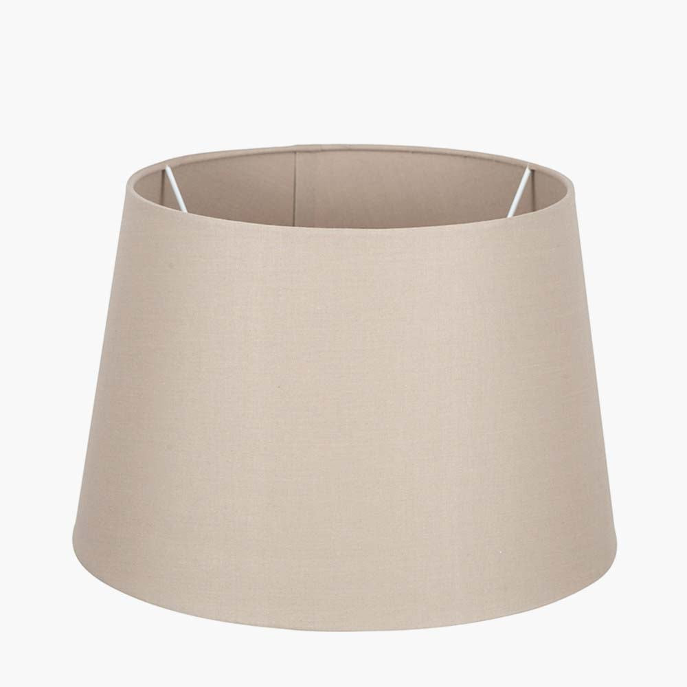 Pacific Adelaide 40cm Taupe Tapered Poly Cotton Shade 36-017-16TA
