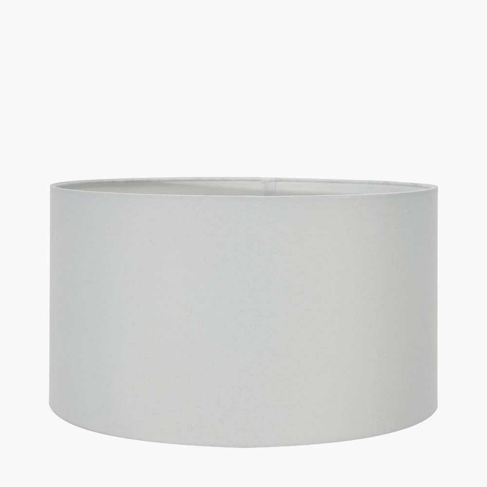 Pacific Harry 45cm Ivory Poly Cotton Cylinder Drum Shade 36-018-18IV