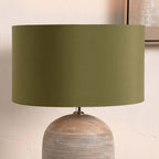 Pacific Harry 35cm Sage Poly Cotton Cylinder Drum Shade 36-018-14SA
