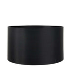 Pacific Zara 40cm Black Silk Cylinder Drum Shade 36-019-16BK