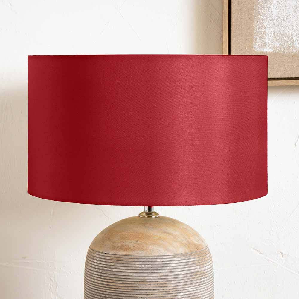 Pacific Zara 40cm Mulberry Silk Lined Cylinder Shade 36-019-16MB