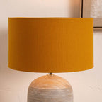 Pacific Henry 45cm Mustard Handloom Cylinder Shade 36-025-18MU