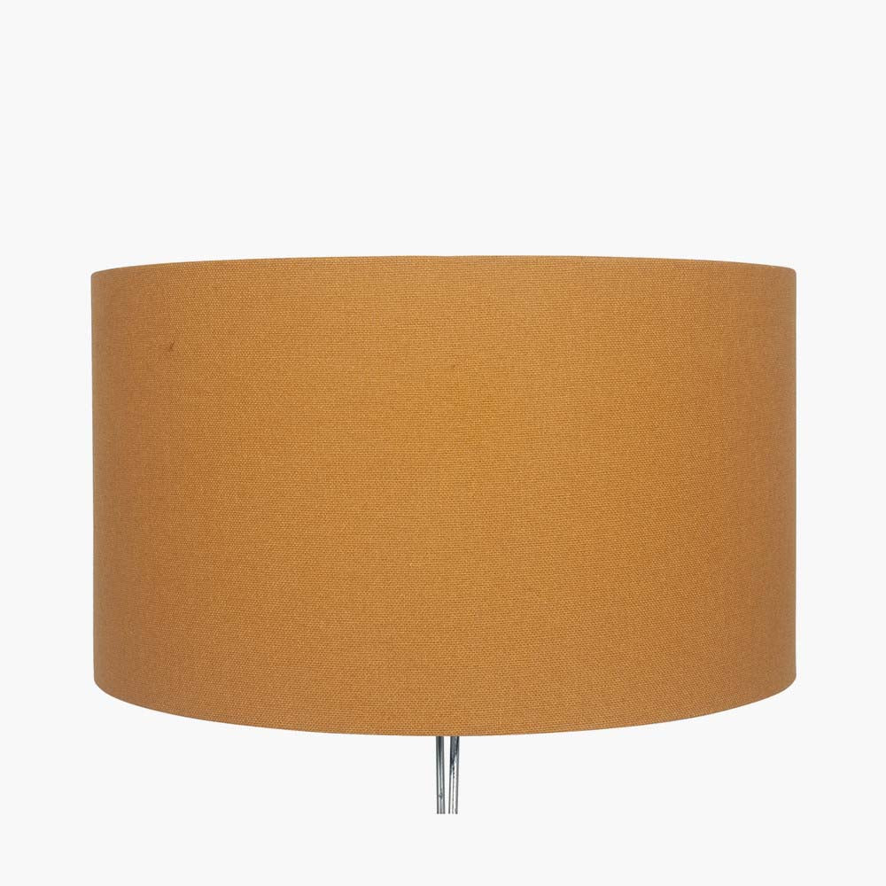 Pacific Henry 40cm Mustard Handloom Cylinder Shade 36-025-16MU