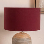 Pacific Henry 40cm Mulberry Handloom Cylinder Shade 36-025-16RD