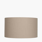 Pacific Henry 30cm Taupe Handloom Cylinder Shade 36-025-12TA