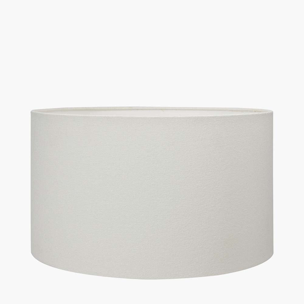 Pacific Henry 35cm White Handloom Cylinder Shade 36-025-14WH