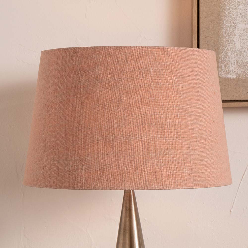Pacific Milos 25cm Apricot Linen Tapered Shade 36-031-10AP