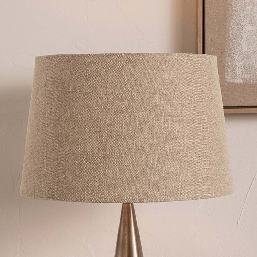 Pacific Milos 40cm Natural Linen Tapered Shade 36-031-16NL